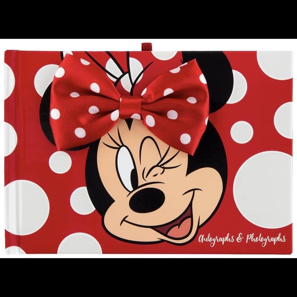 Disney Parks Minnie Mouse Autograph/Photograph Book